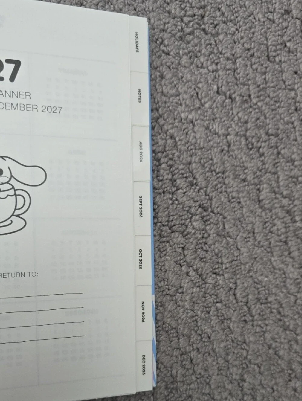 Sanrio 2027 cinnamoroll